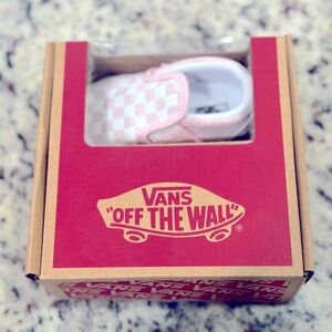 Pink Checkered Vans